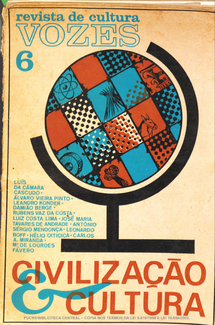 Capa da Revista de Cultura Vozes (1970)
